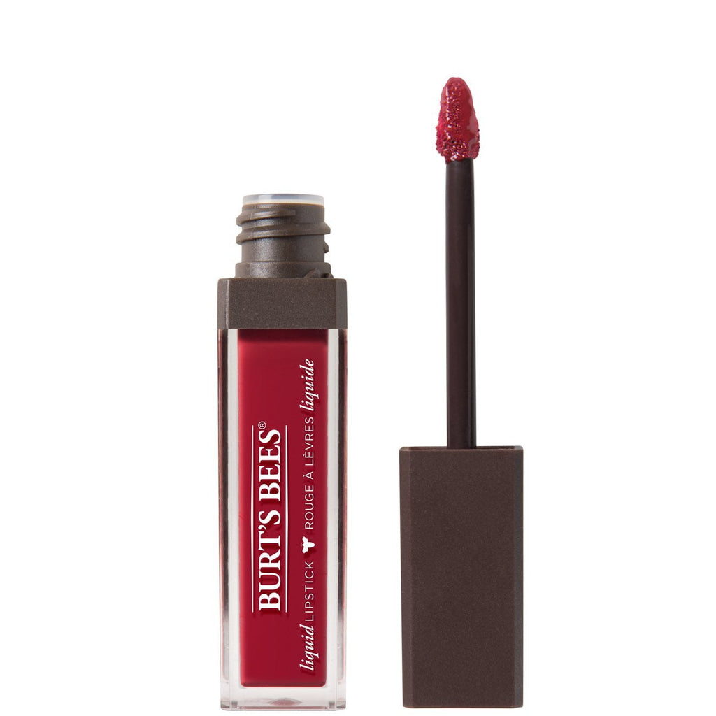 Burt's Bees 100% Natural Glossy Liquid Lipstick, Drenched Dahlia, 1 Tube