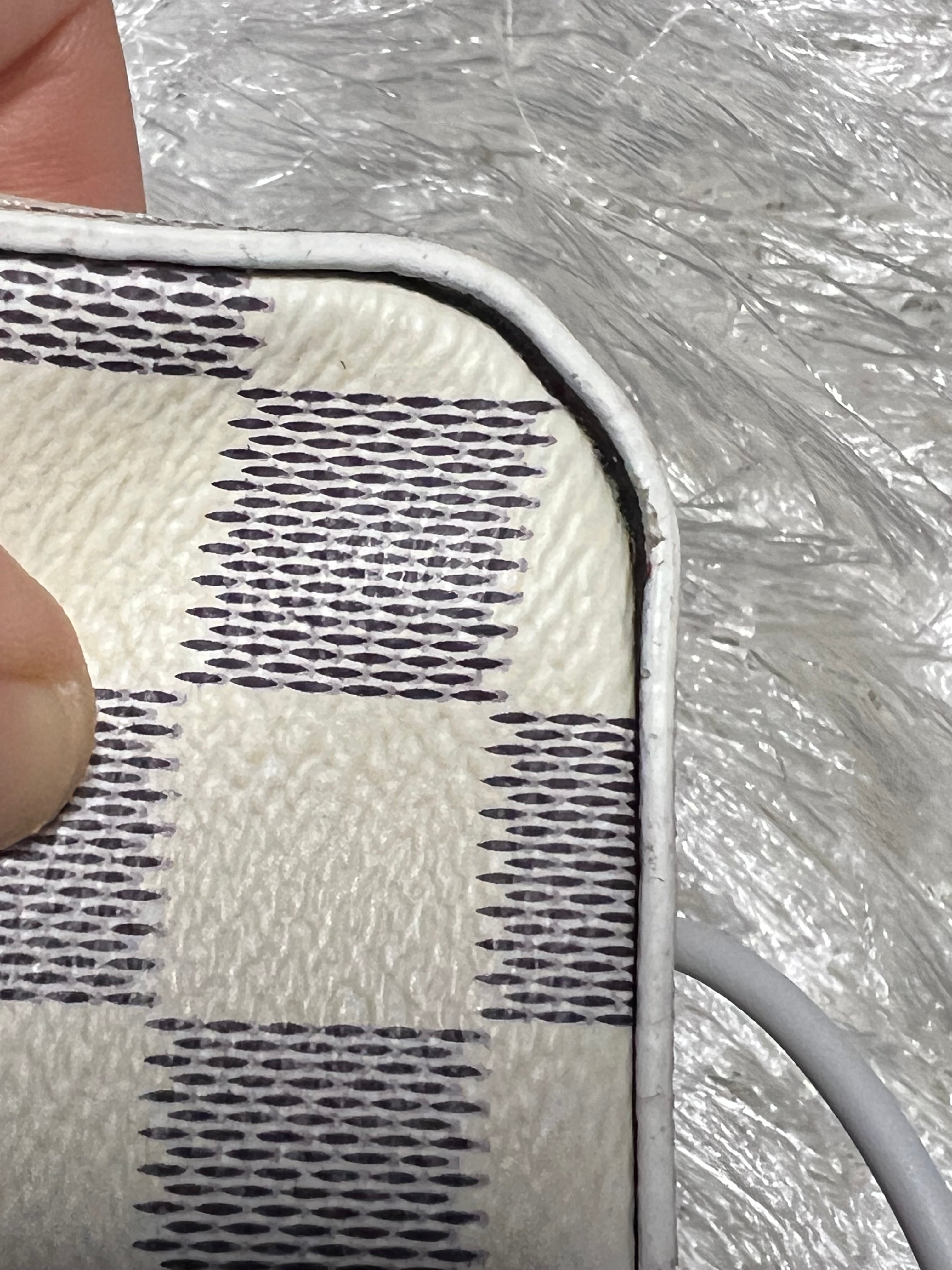 Pink White LLV Handbag Damaged