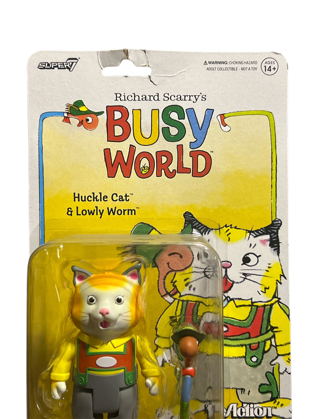 Super7 - Richard Scarry - Reaction Wv1 - Huckle Cat, Super7, Gifts