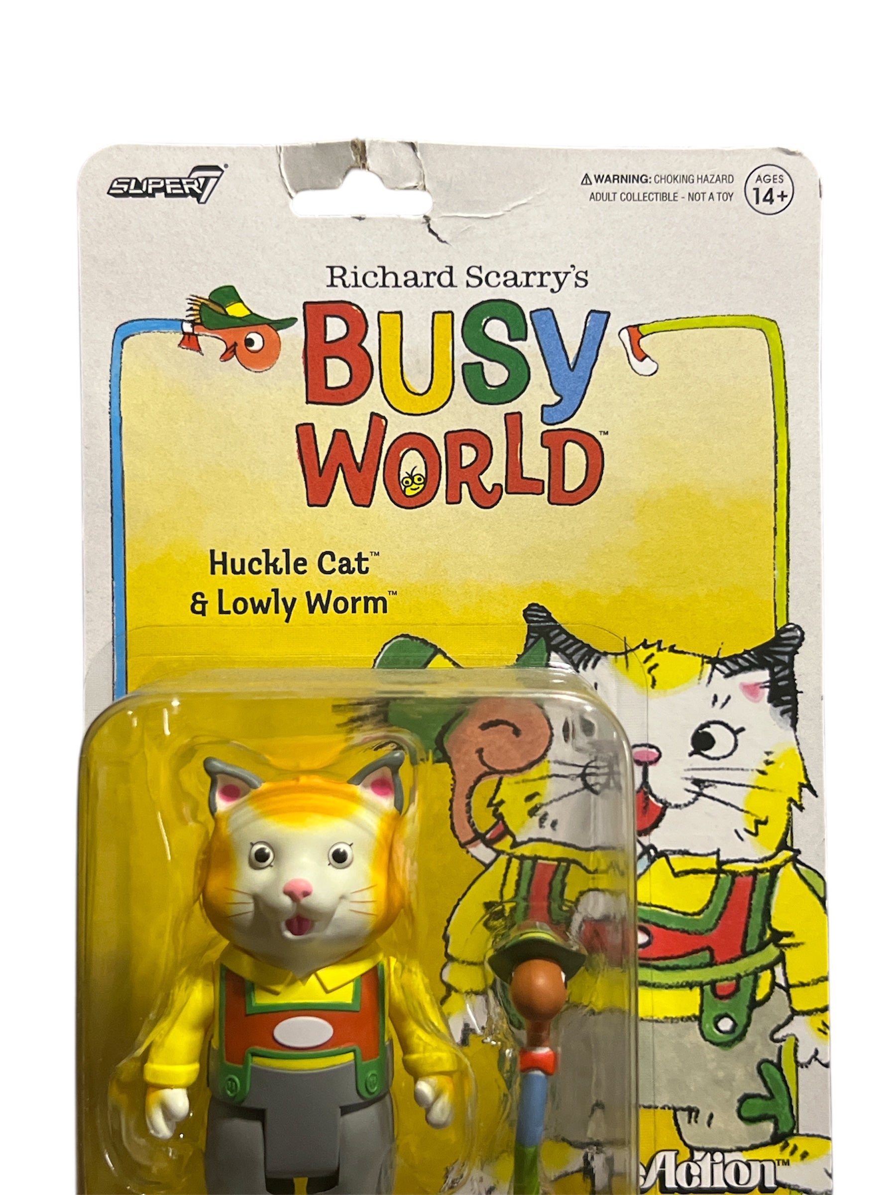 Super7 - Richard Scarry - Reaction Wv1 - Huckle Cat, Super7, Gifts