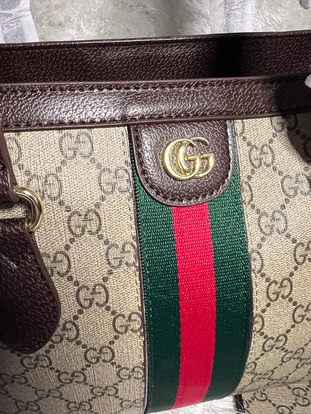 2 Pcs Tote Bag Light Coffee GGG