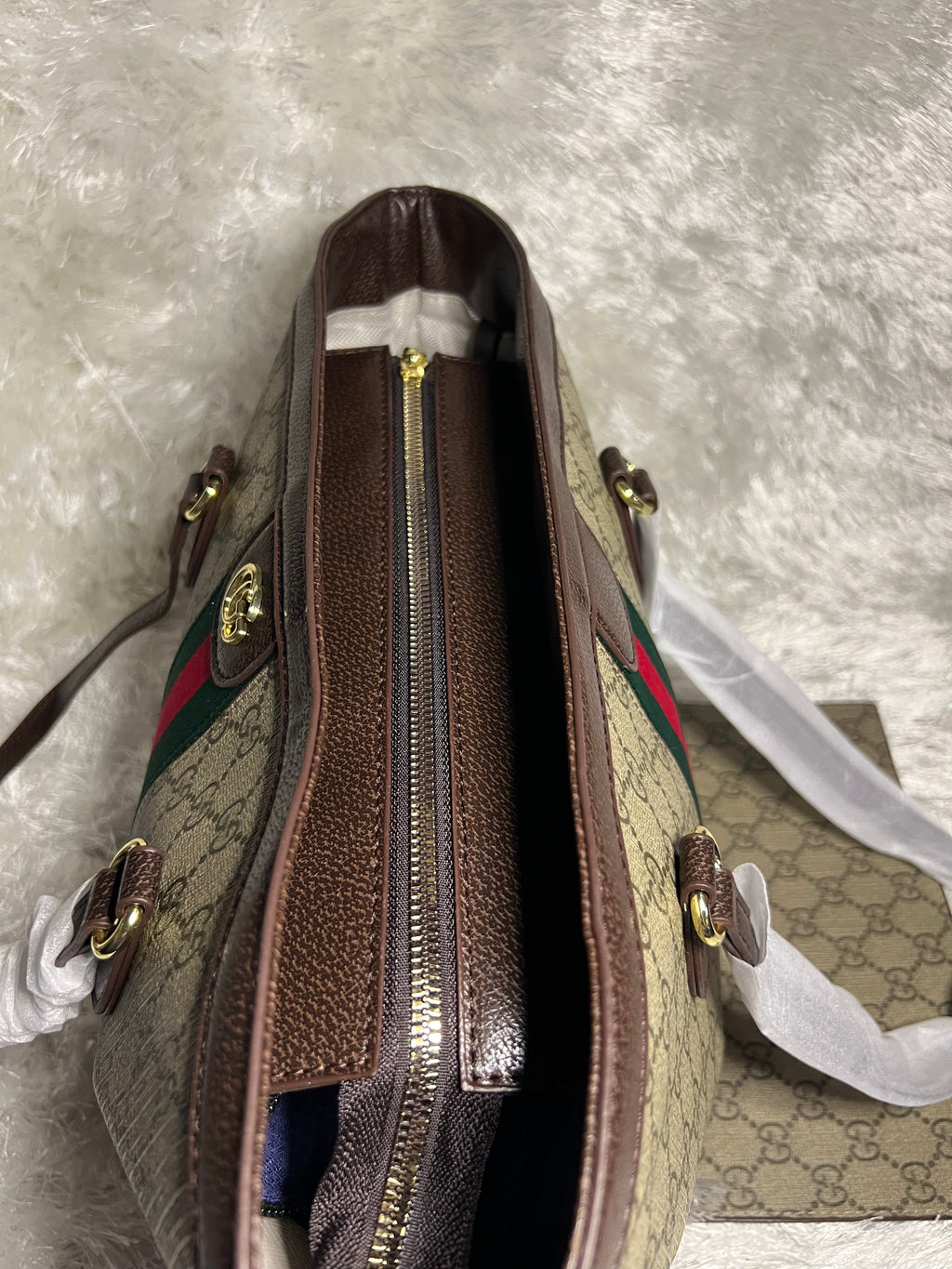 2 Pcs Tote Bag Light Coffee GGG