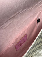 Pink White LLV Handbag Damaged