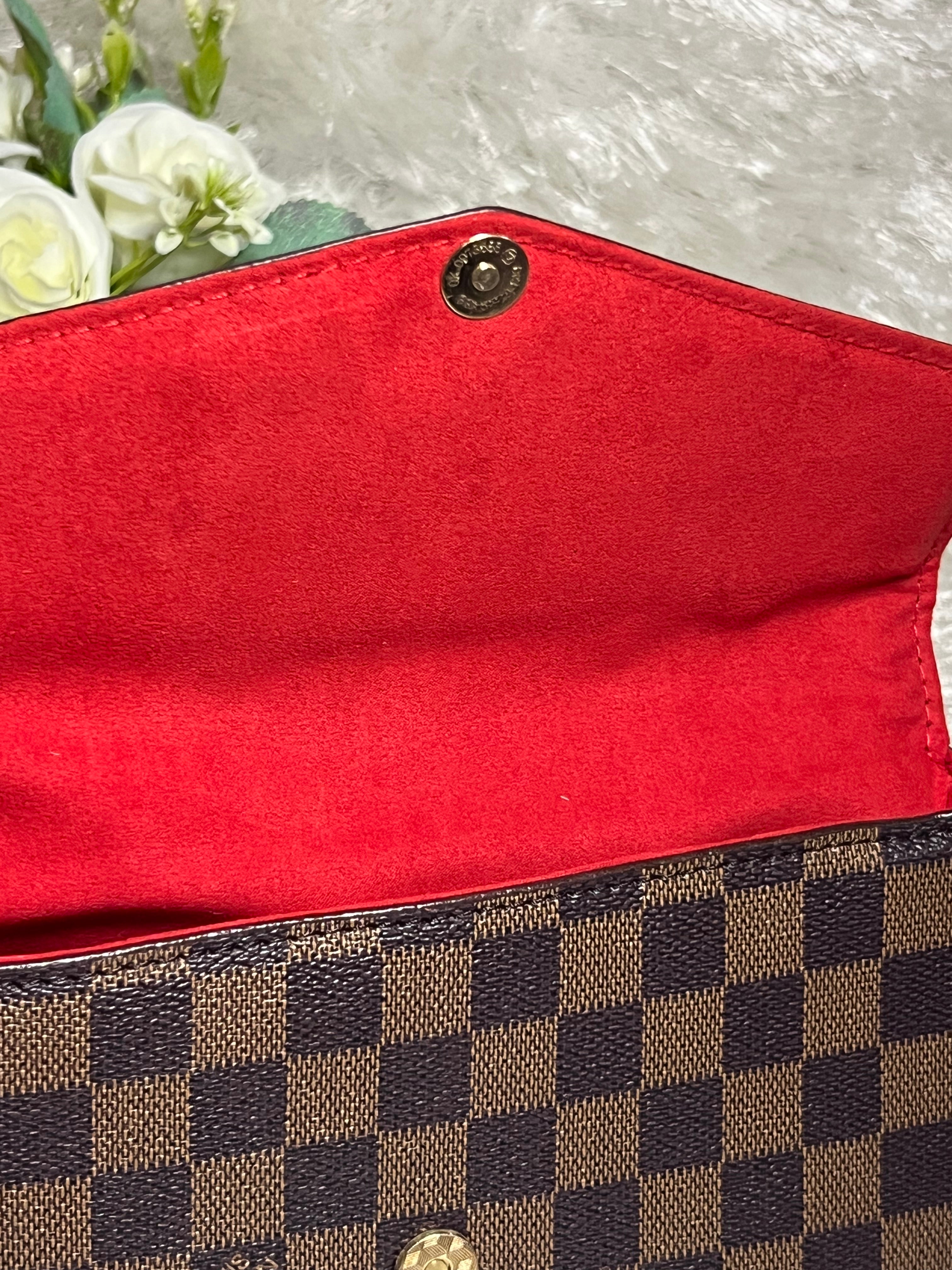 LVV Brown Red Handbag