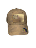 Runs Deep Tactical American Flag Snapback Cap - RDUSA18 - BROWN CAMO - NEW/RARE