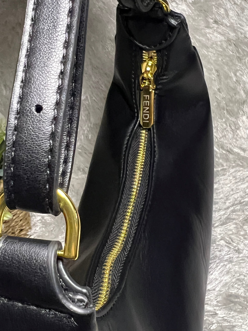 FEN Soft Black Handbag