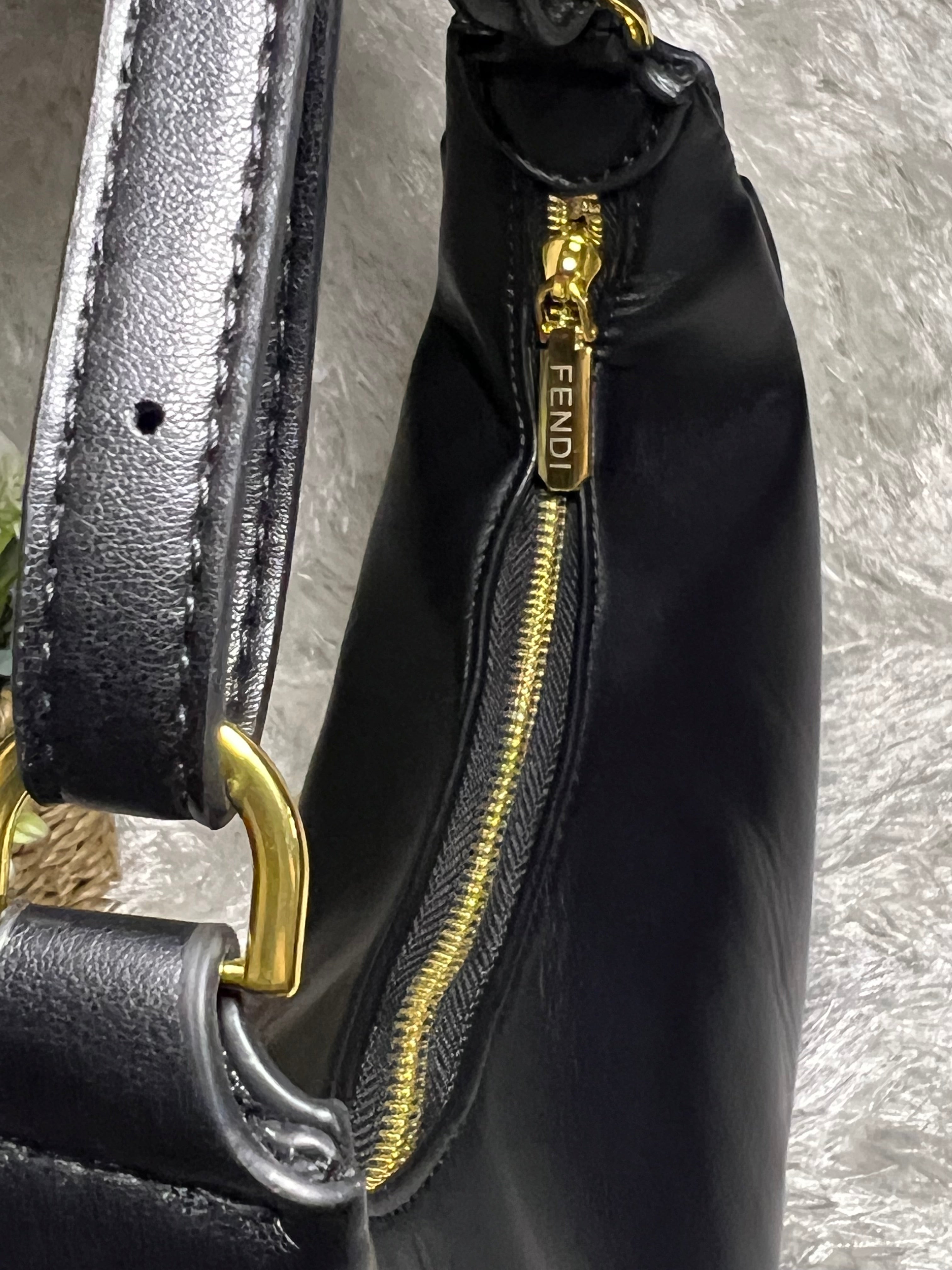 FEN Soft Black Handbag