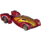 Hot Wheels Disney 100 Iron Man Character Car, 1:64 Scale Collectible Toy Car