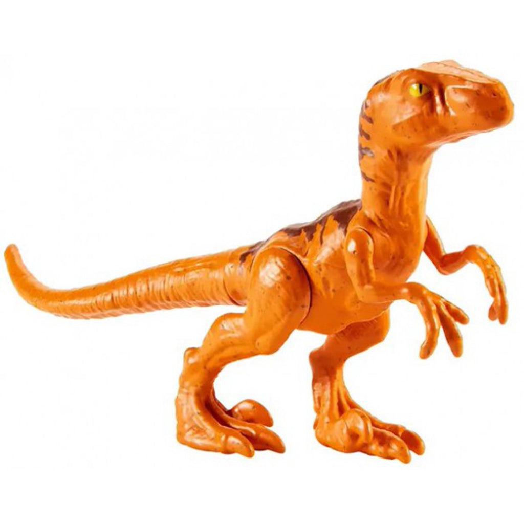 Jurasic World Rebirth Velociraptor Action Figure (Orange) 6 INCH