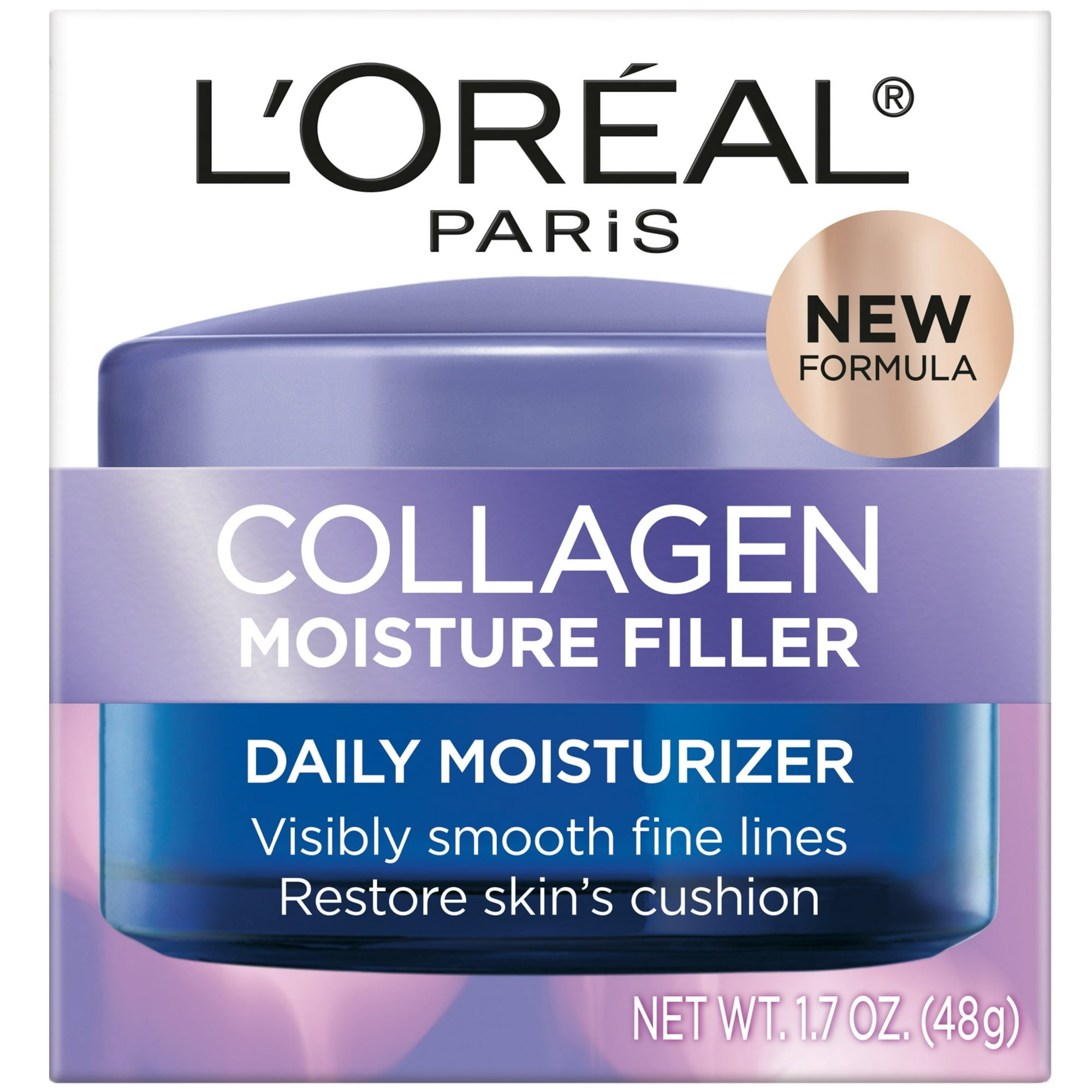 L'Oreal Paris Collagen Moisture Filler Face Moisturizer, Anti-Aging, 1.7 fl oz