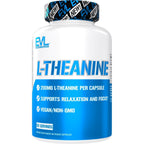 L Theanine 200mg Capsules for Focus and Relaxation - Evlution Nutrition L-Theanine 200mg Nootropic Supplement for Attention Energy and Focus - Daytime Mood Support and Nootropic Focus Supplement