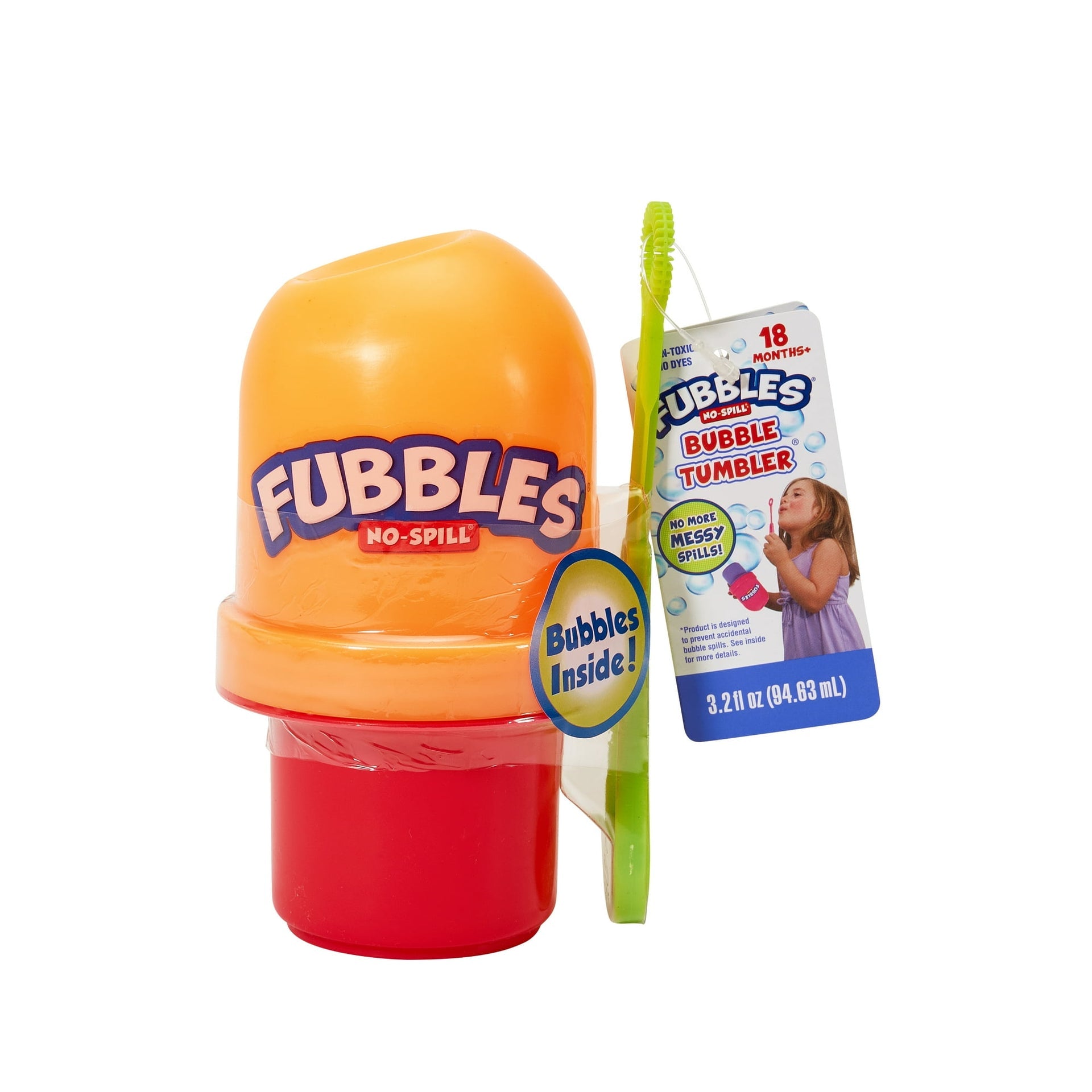 Little Kids Inc. Fubbles No-Spill Bubble Tumbler. Ages 3 & up (tumbler colors may vary) Multicolor