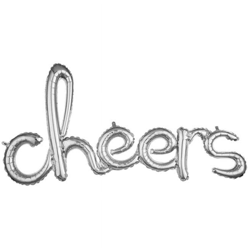 Loftus International A3-6880 Cheers Silver Script Phrase