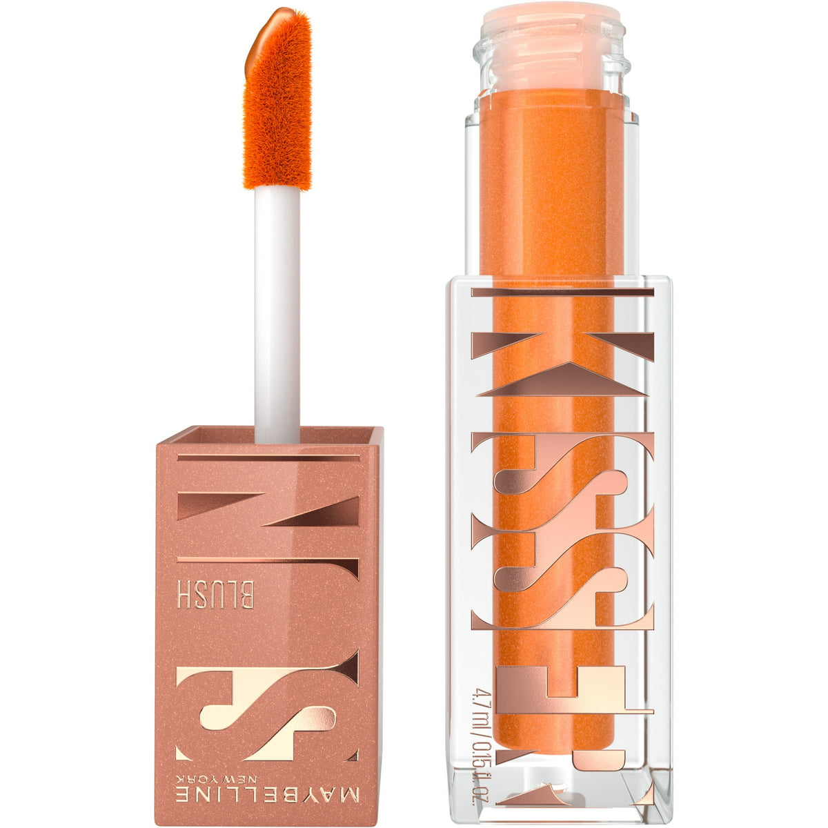Maybelline Sunkisser Ultra-Blendable Liquid Blush Makeup, Rooftop Views, 0.15 fl oz