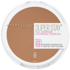 Maybelline Super Stay Powder Foundation Makeup, Full Coverage, 362 Truffle, 0.21 oz