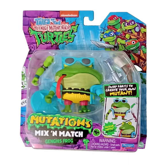 Tales of Teenage Mutant Ninja Turtles: Mutations Mix and Match 4.5 Genghis Frog Basic Action Figure by Playmates Toys