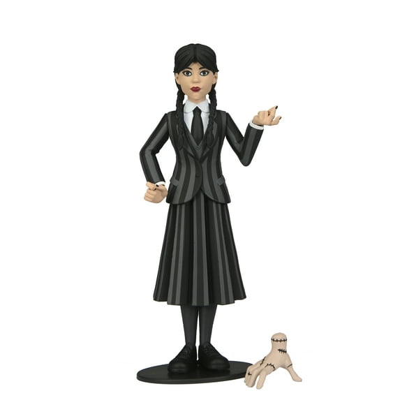 NECA Collectible Adult Wednesday Adams Action Figures, Plastic Multi, 3.00" x 4.00" x 7.00"