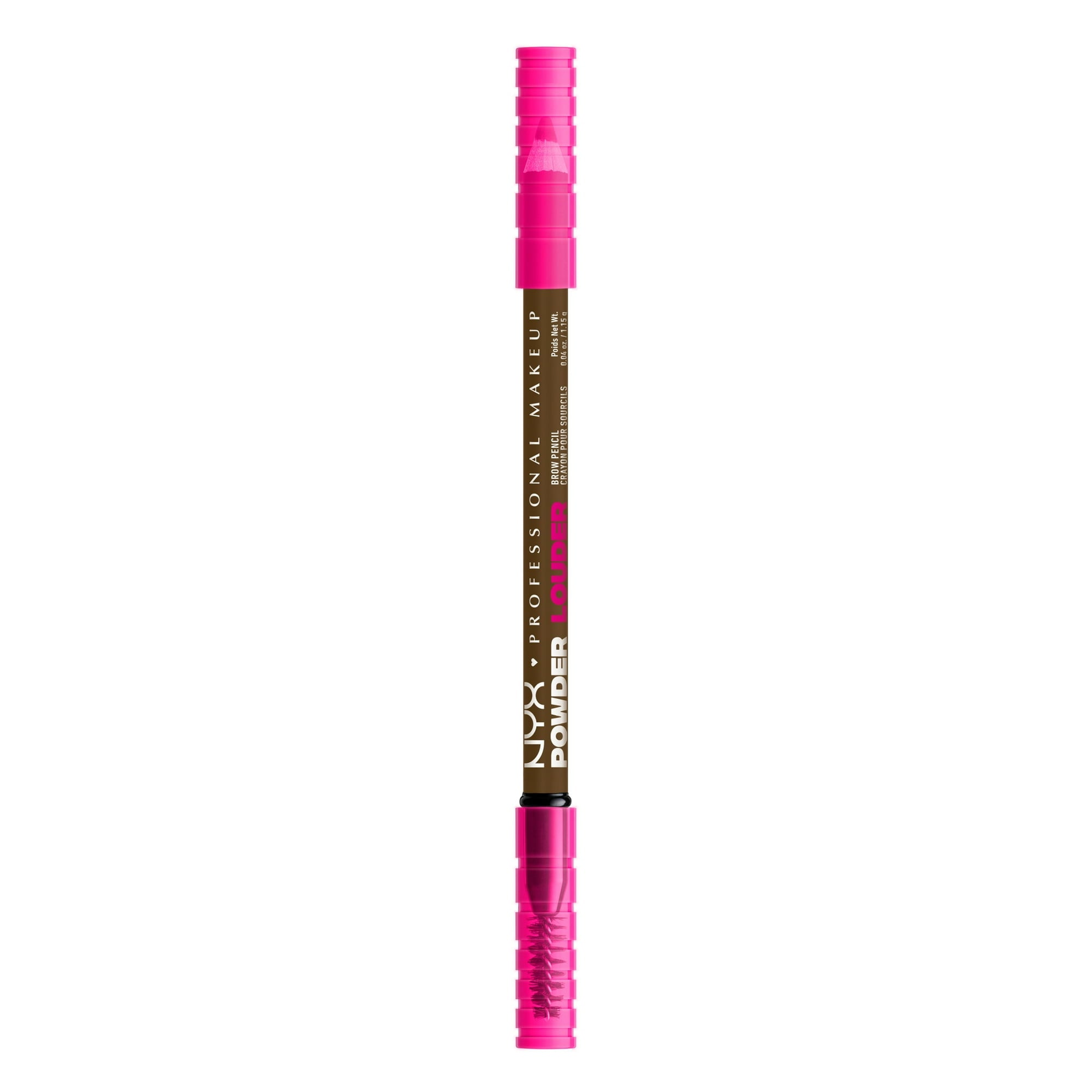 NYX Professional Makeup Brow Powder Louder, Brow Pencil, Soft Brown, 1 Count, Soft Brown, 0.04 oz