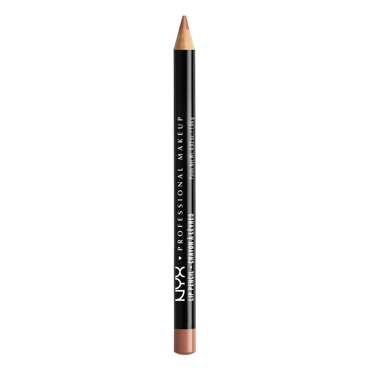 NYX Professional Makeup Slim Lip Pencil, Long-Lasting Creamy Lip Liner, Natural, 0.035 oz