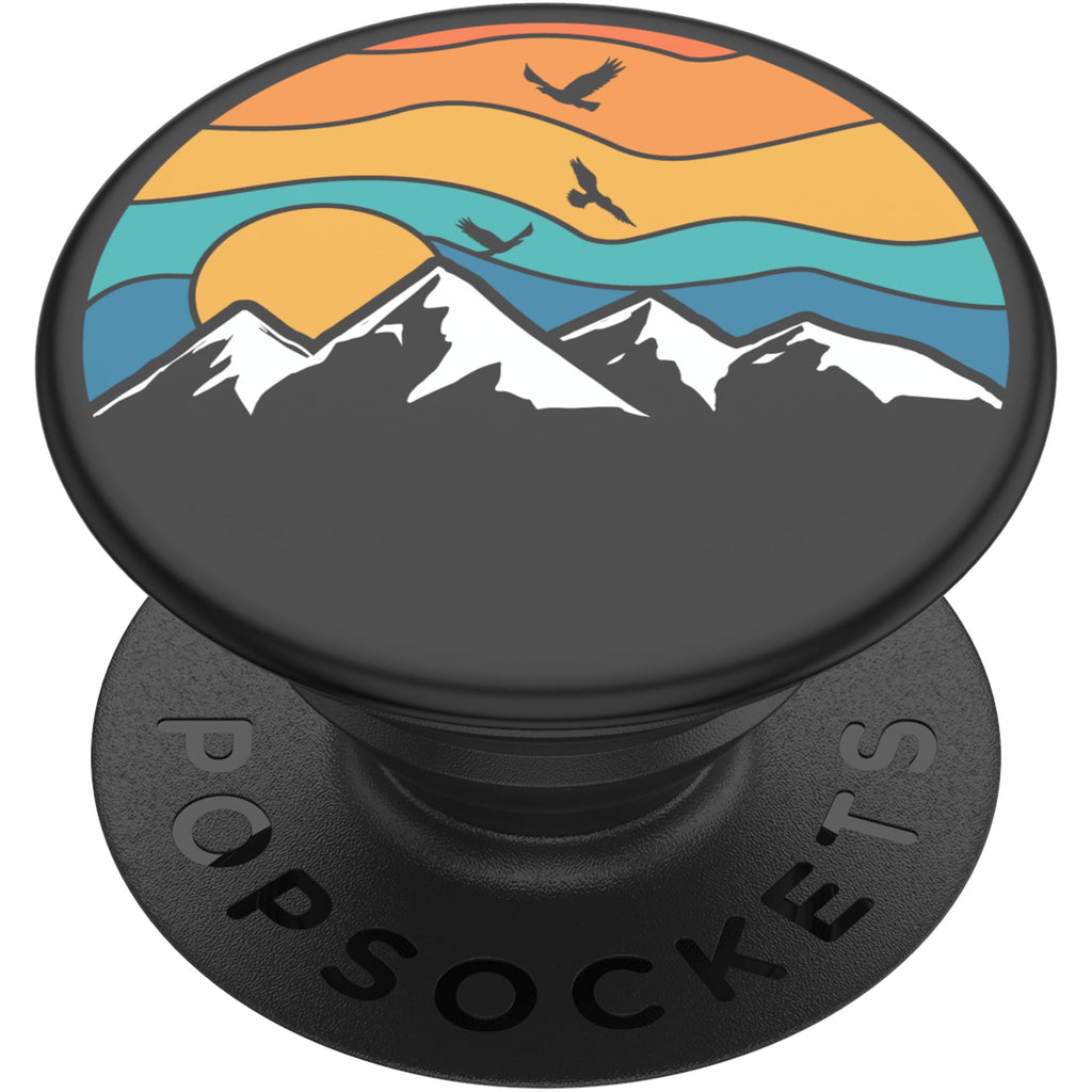 Popsockets Grip with Swappable Top for Cell Phones, PopGrip Mountain High