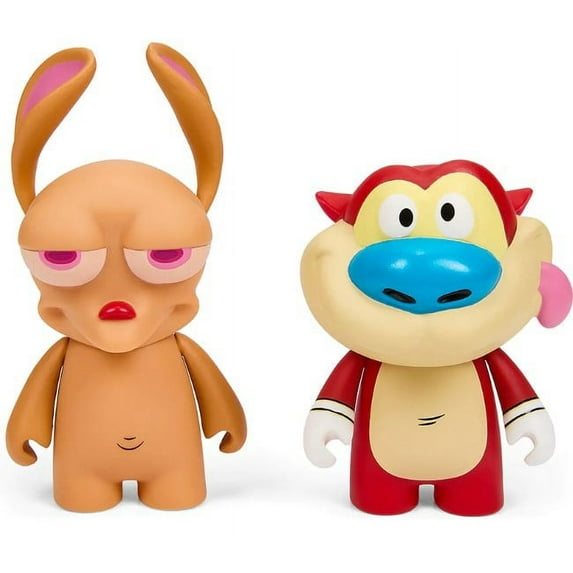 Kidrobot Ren and Stimpy – 3” Vinyl 2-Pack