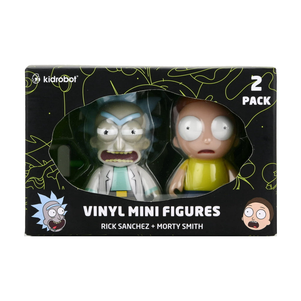 Rick & Morty - 3" Vinyl Figures - Rick w/ Raygun & Morty 2 Pack