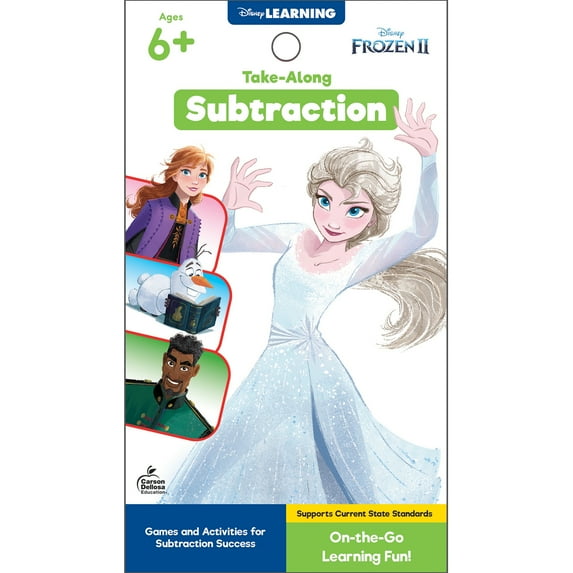 2 Pack SUBTRACTION DISNEY/PIXAR BOOKS