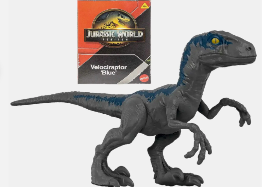 Jurasic World Rebirth Velociraptor 'Blue' Action Figure 6 INCH