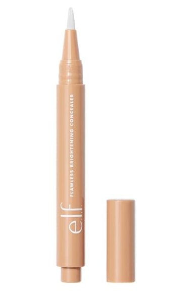 e.l.f. Flawless Brightening Concealer, Illuminating & Highlighting Face Makeup, Conceals Dark Under Eye Circles, Tan 48 N, 0.07 Fl Oz