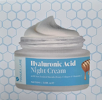 Hyaluronic Acid Night Cream for Face and Neck with Collagen, Manuka Honey, Plant Extracts & Vitamin E | Plant Based Formula | Carefully formulated to keep your skin healthy!