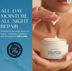 Hyaluronic Acid & Collagen Face Moisturizer – Deep Hydration & Firming Cream for Smooth, Youthful Look – Dermatologist Tested, Korean Skin Care Set, Vegan, Clean Beauty – Day & Night Duo