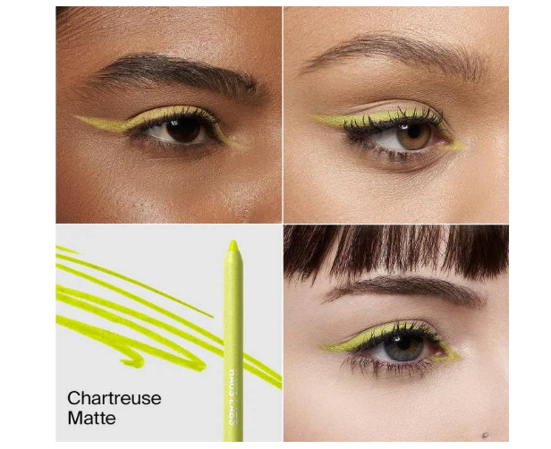 HAUS LABS BY LADY GAGA Optic Intensity Eco Eyeliner - Chartreuse Matte + Complimentary Sheet Face Masque OPEN BOX
