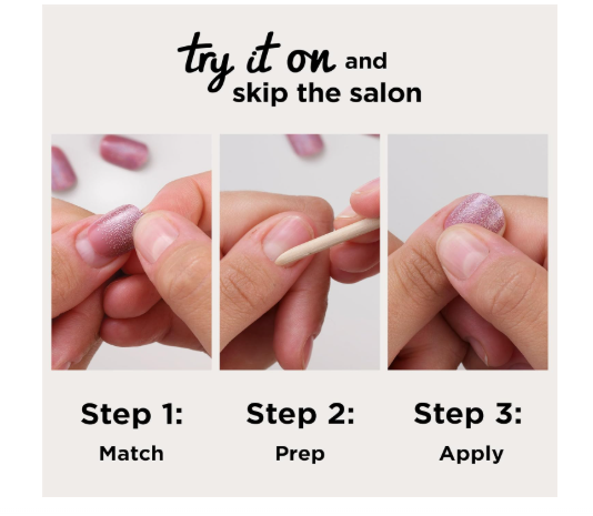 Sally Hansen Salon Effects Perfect Press-On Nails | Oval Shape30 Nails, Nail Glue, Adhesive Tabs, File | Ombre-Lievable