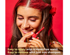 Hally Hair Shade Stix, Red Temporary Hair Dye for Kids & Adults Washable