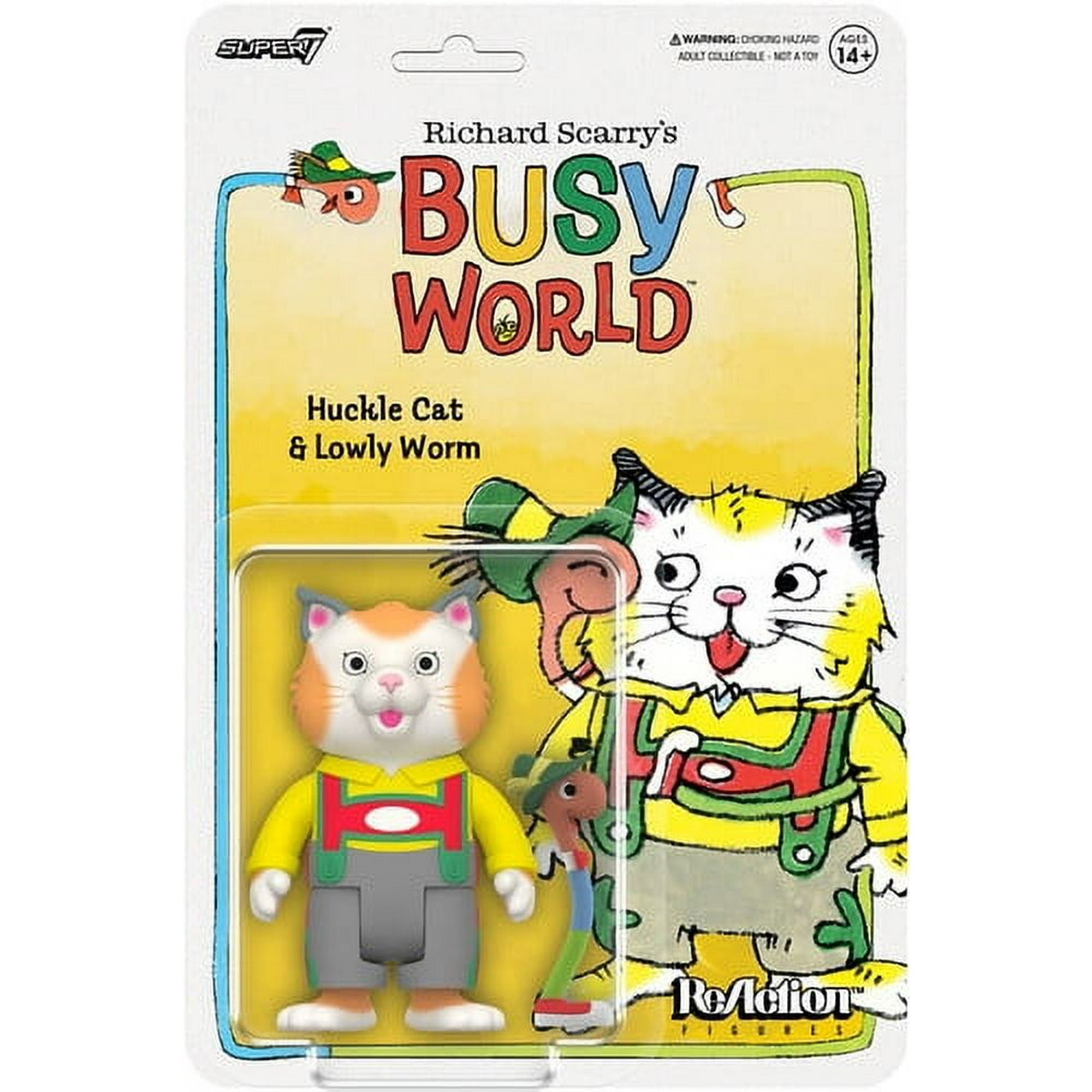 Super7 - Richard Scarry - Reaction Wv1 - Huckle Cat, Super7, Gifts