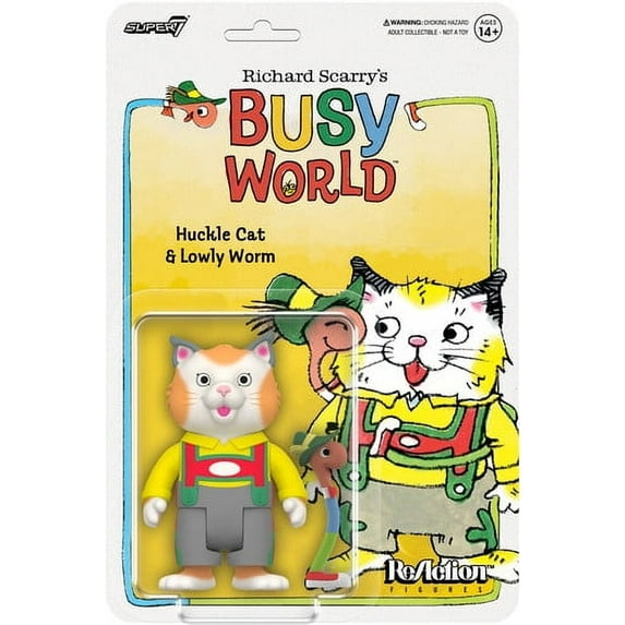 Super7 - Richard Scarry - Reaction Wv1 - Huckle Cat, Super7, Gifts