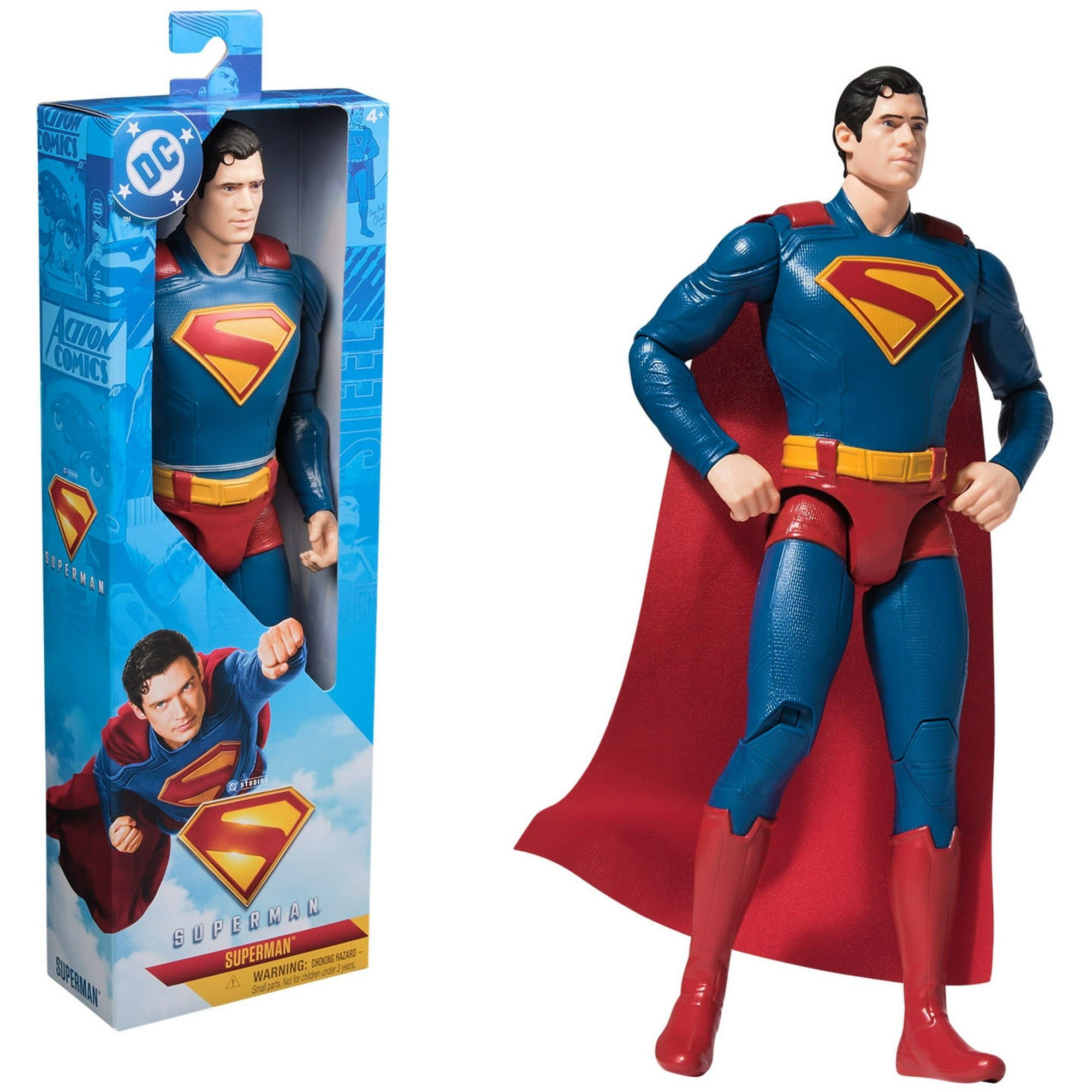 DC Comics SUPERMAN, 12-inch Superhero Action Figure, for Ages 4 and up