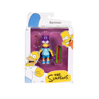 The Simpsons 5 inch Tall Bartman Articulated Action Figure with Skateboard Accessory