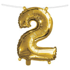 Ways to Celebrate Air-Filled Balloon, Number 2, 16 inches, 1 count