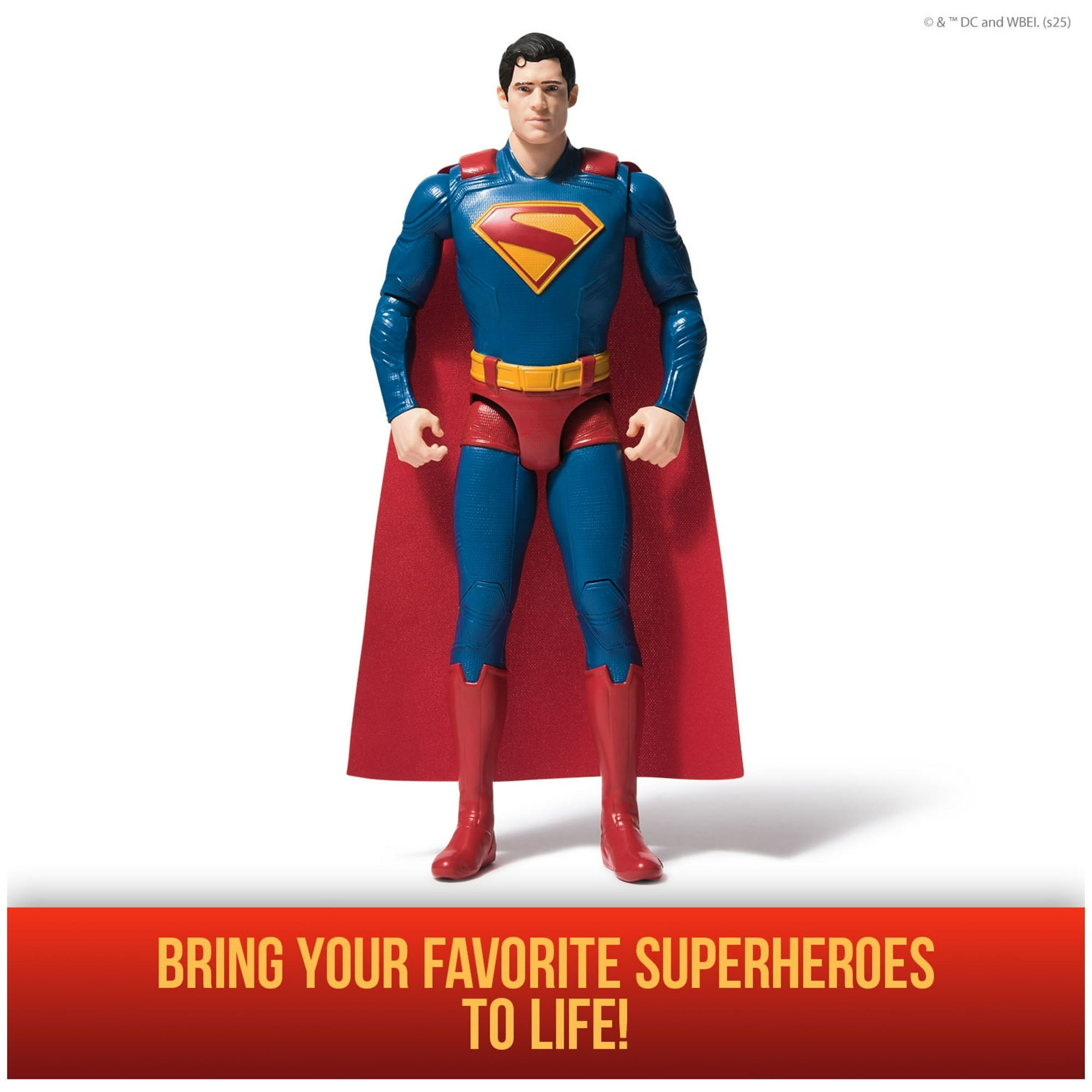 DC Comics SUPERMAN, 12-inch Superhero Action Figure, for Ages 4 and up