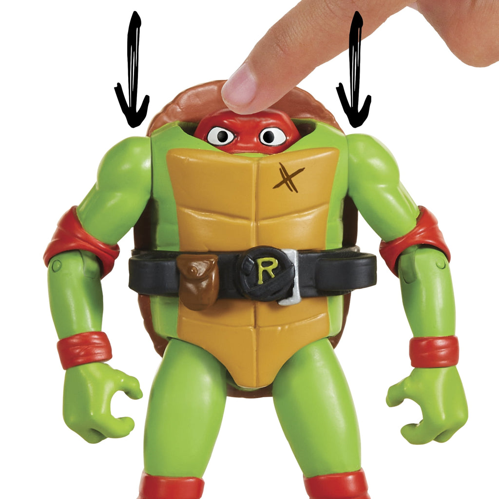 Tales of The Teenage Mutant Ninja Turtles: 4.5" Head Droppin' Raphael Basic Figure by Playmates Toys