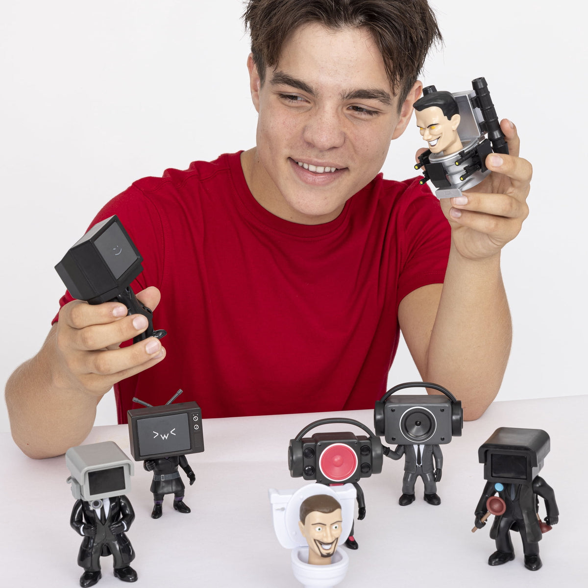 Skibidi Toilet Mystery Collector Series, 1 of 8 Characters, Officially Licensed Skibidi Toilet Merch, Ages 13 and up