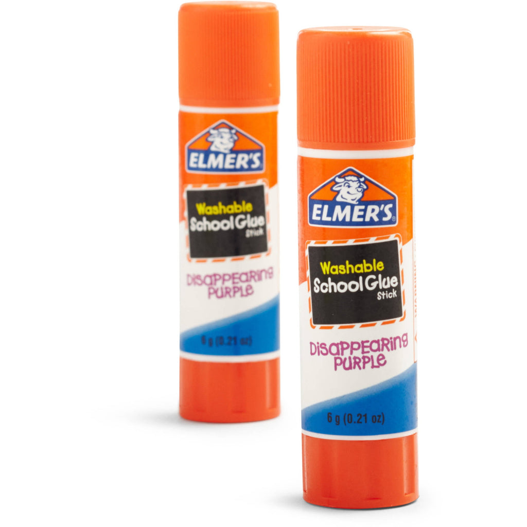 Elmer's Disappearing Purple Washable Glue Sticks, 0.21 Ounces, 4 Count