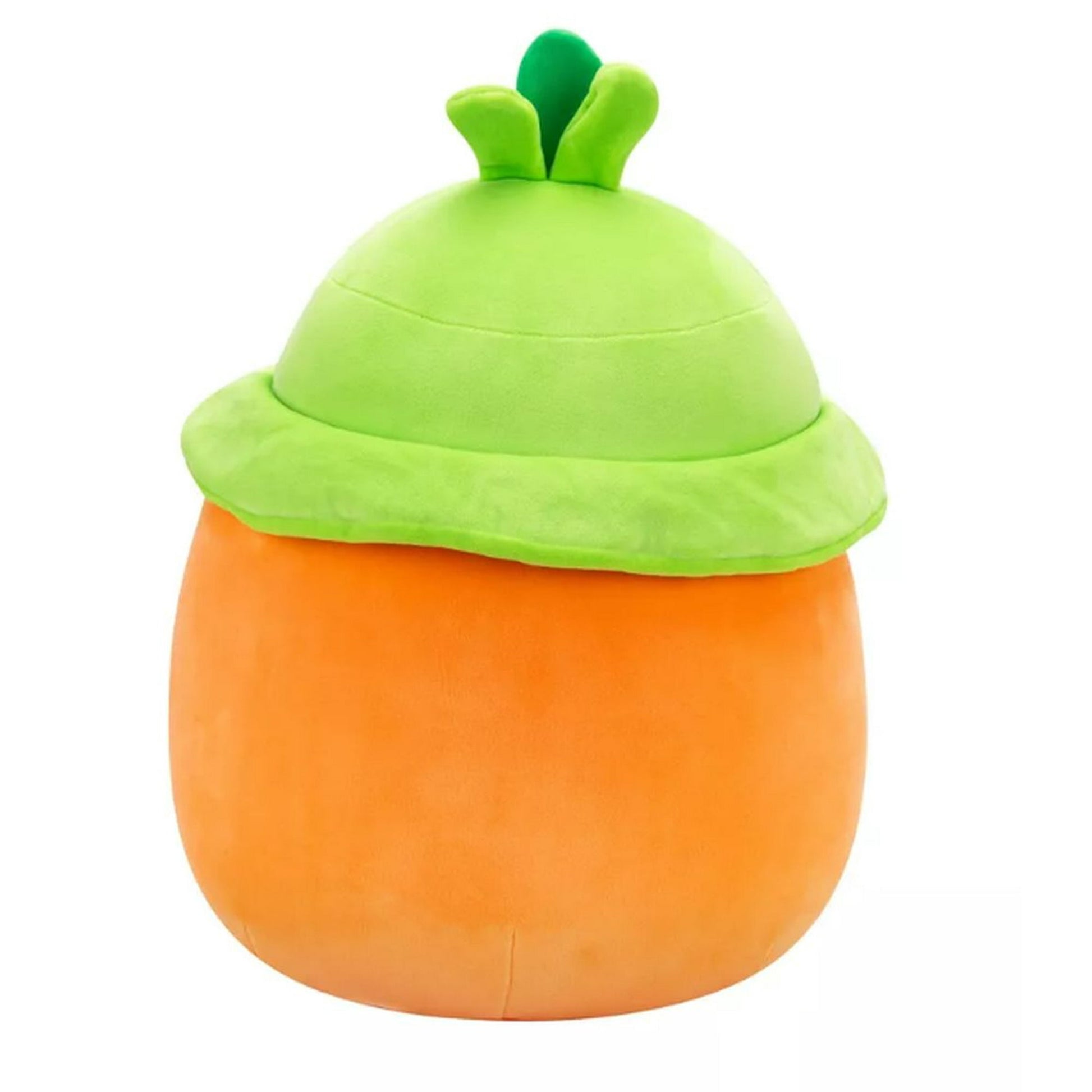 Squishmallows 12" Caroleena the Orange Carrot with Green Bucket Hat Plush Stuffed Animal Toy
