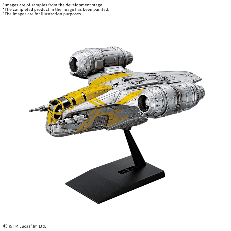 Bandai Hobby - 19 Razor Crest Star Wars: The Mandalorian and Grogu Vehicle Model Kit