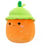 Squishmallows 12" Caroleena the Orange Carrot with Green Bucket Hat Plush Stuffed Animal Toy