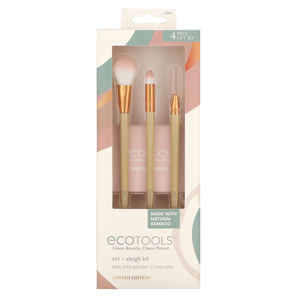 EcoTools Set + Sleigh Kit, Limited Edition, 4 Piece Gift Set