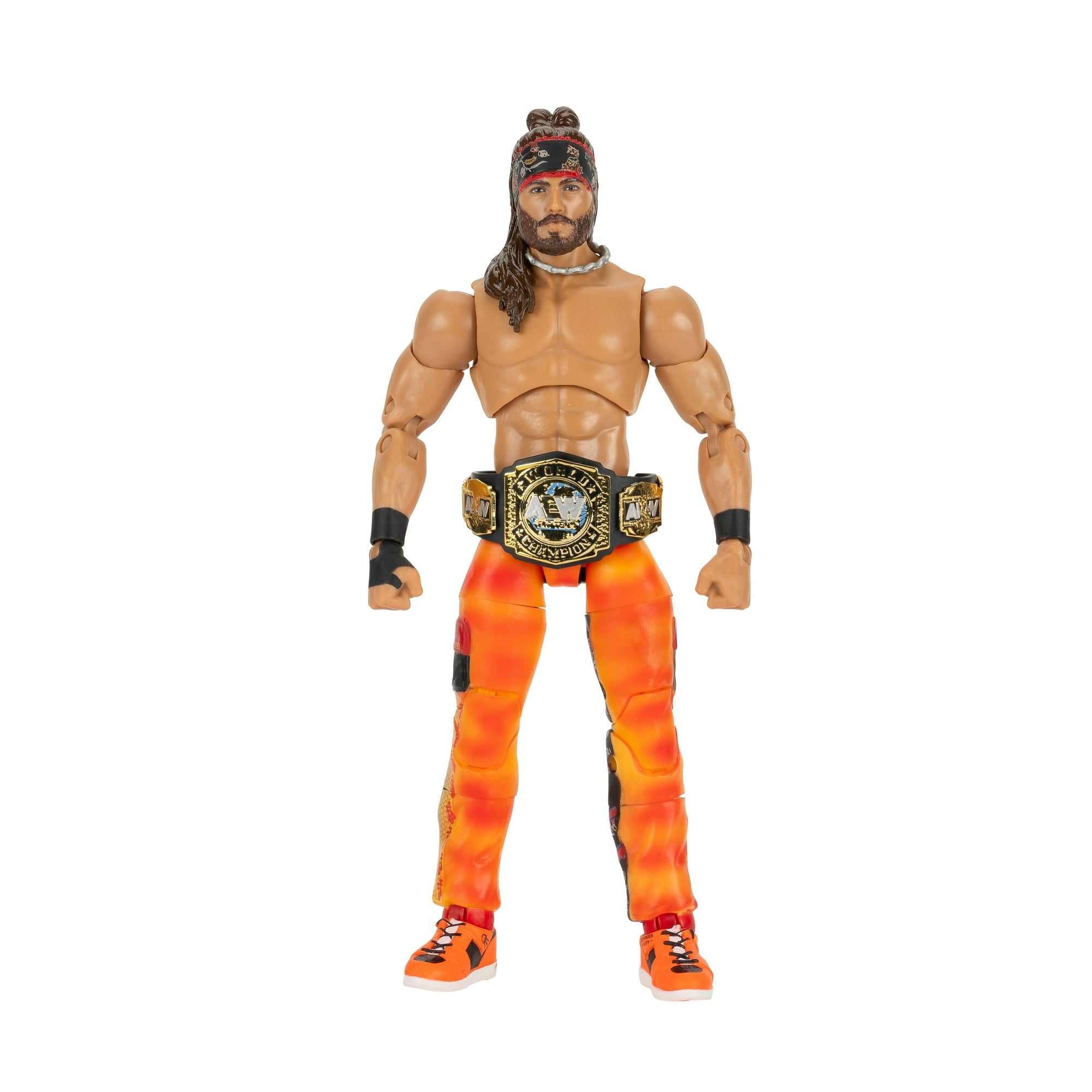 AEW Unmatched Matt Jackson - 6 inch Figure with Title Belt and Two Alternate Fists