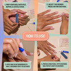 Chillhouse Chill Tips Press On Nails, Acid Wash, Almond Style, 30 Count