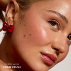 Lottie London Jelly Twist Coral Crush, Jelly Texture Blush & Lip Tint, 0.28 oz